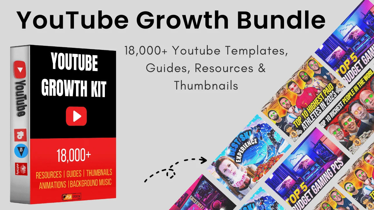YouTube Growth Kit – 18,000+ Templates Bundle